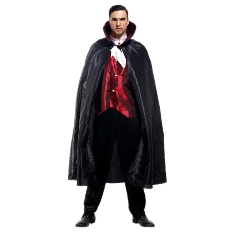 Volwassen Kinderen Nobele Dracula Vampier Kostuum Halloween Jongens Purim Meisjes Kostuums Ouder-Kind Feestkleding Fantasia Verkleden