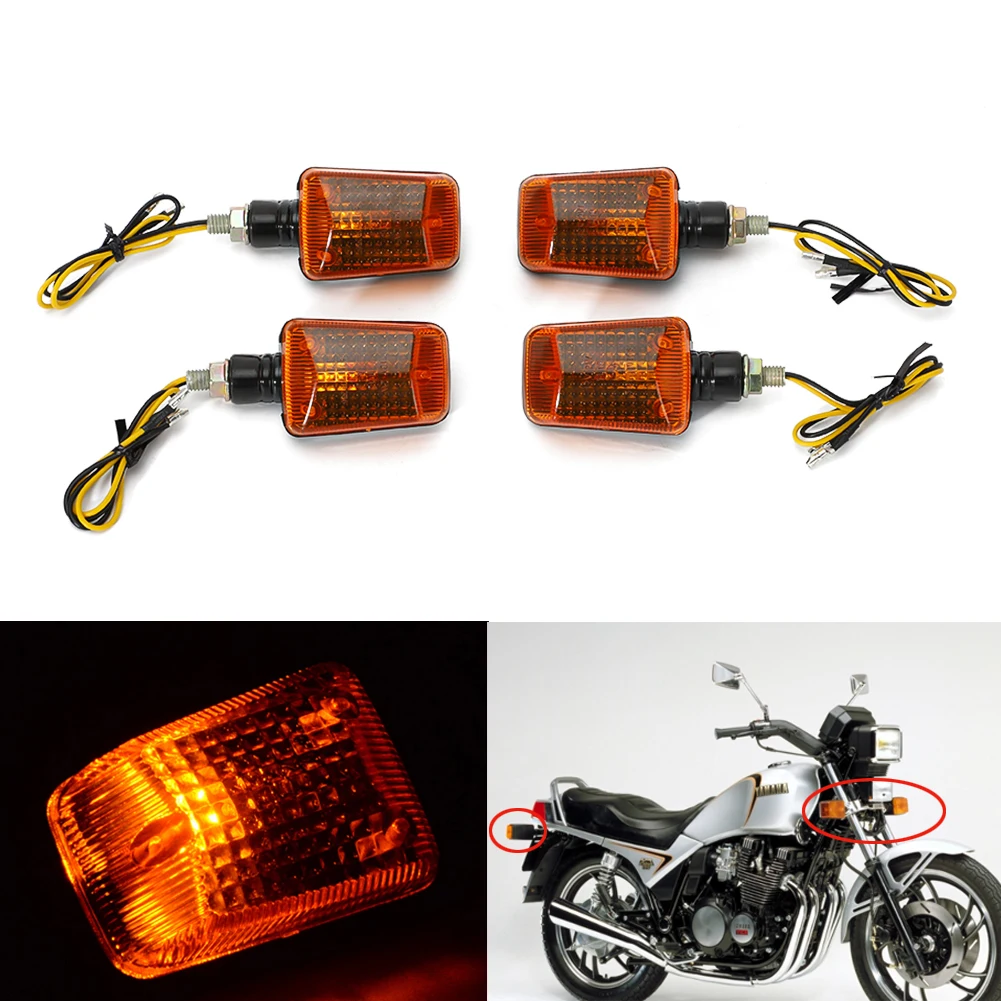 Mini Turn Signal Blinker Lights For Honda Nighthawk CB 250 650 750 Shadow VT750 VT1100 Bandit 600 1200 1200S Boulevard M109R S40