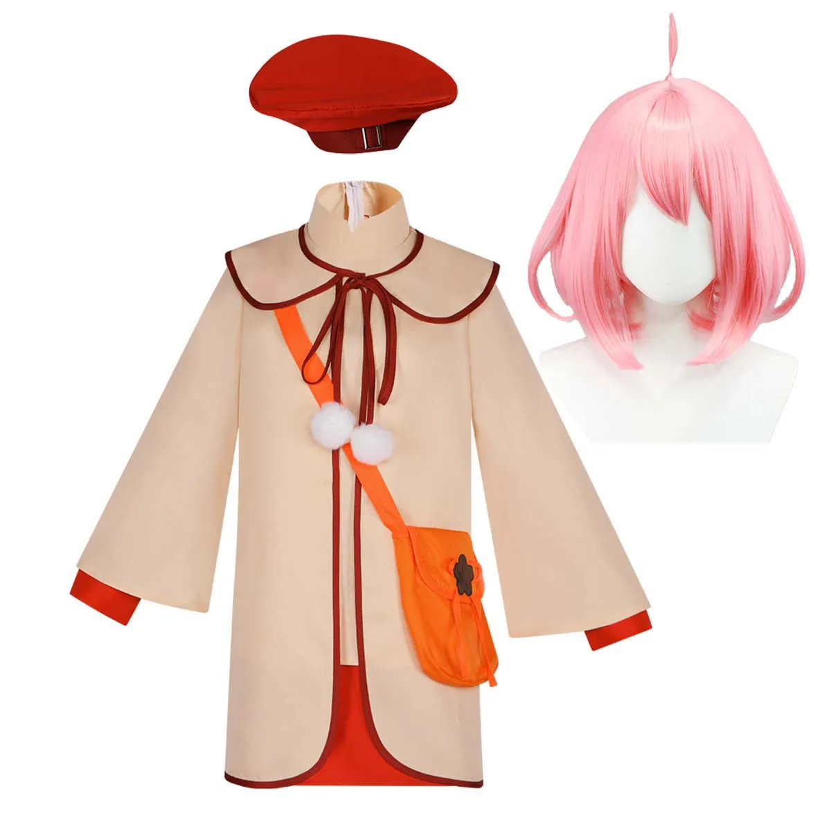Kid Adult Movie CODE:White SPY FAMILY Anya Forger Cosplay Costume