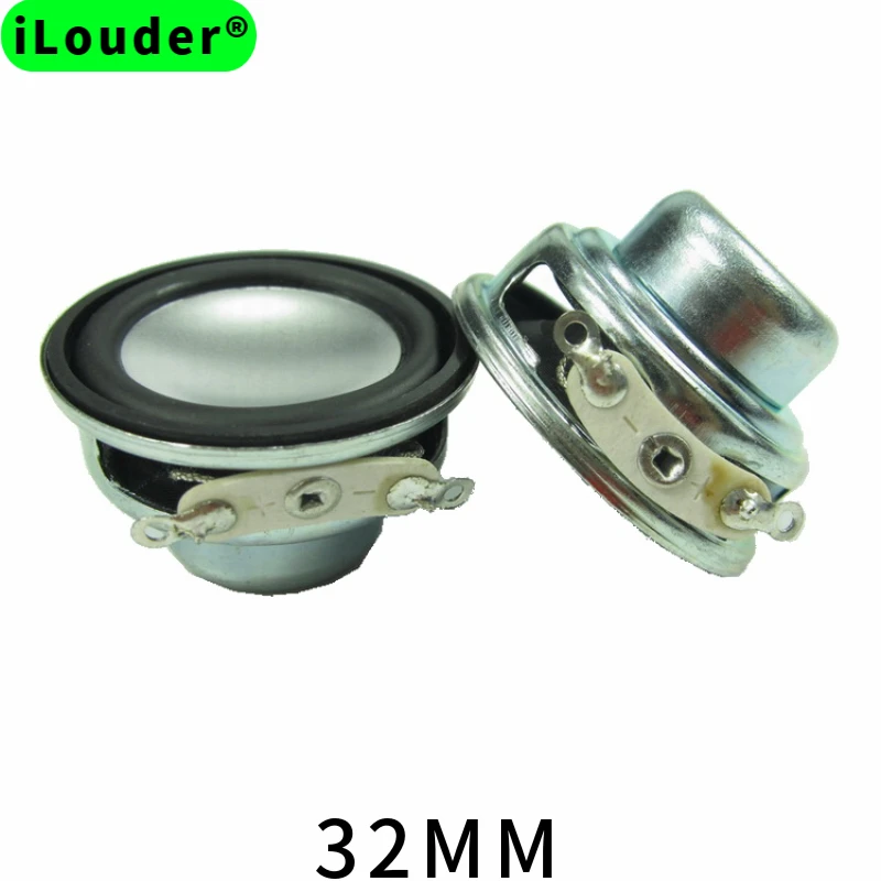 32mm 84DB 13-core Round Full Range Speaker 1.25 Inch 4ohm/8ohm RMS 3W Neodymium-magnet paper cone PU edge Horn Speaker