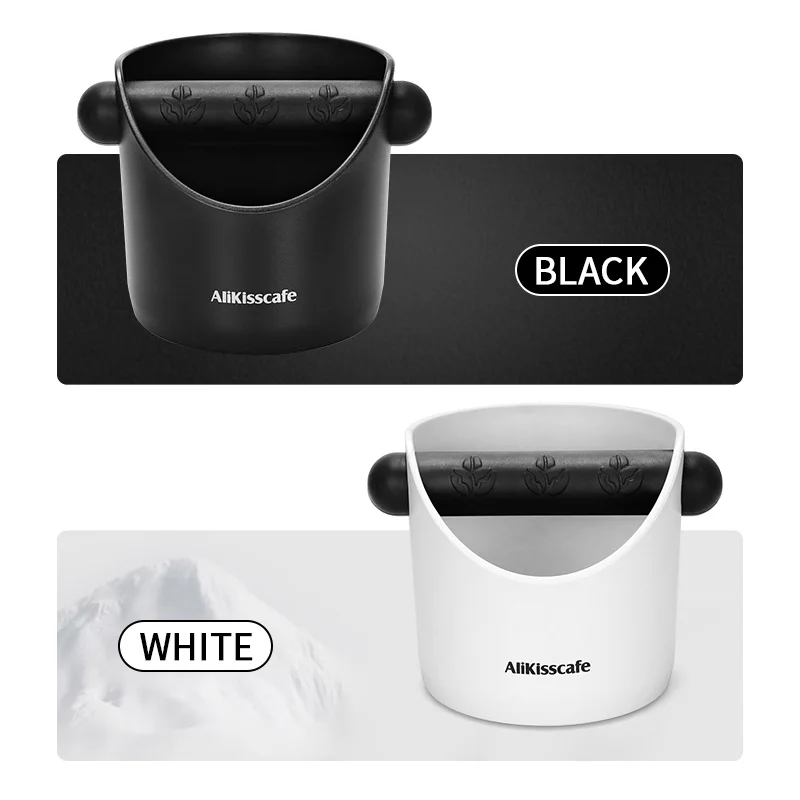 Alikisscafe กาแฟ KNOCK กล่อง Anti SLIP Shock-ดูดซับบด DUMP Bin แบบถอดได้ Bar Home ESPRESSO อุปกรณ์เสริมเครื่องมือ Barista