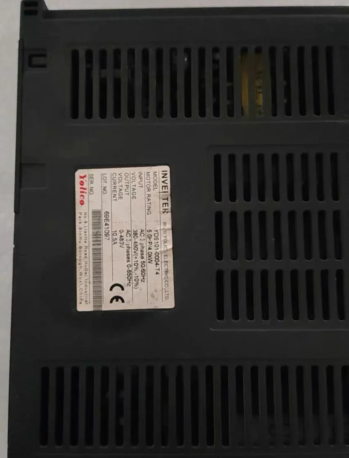 Used frequency converter YDS101-0004-T4  380V 4KW