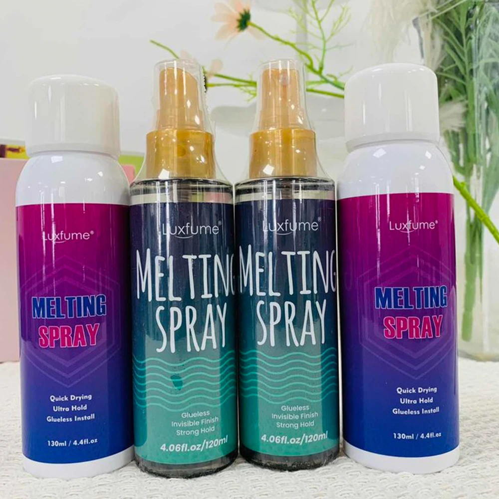 Melting Spray for lace wigs Holding Quick Drying Long Lasting Invisible Strong Natural Hold with edge control For lace Wig Spray