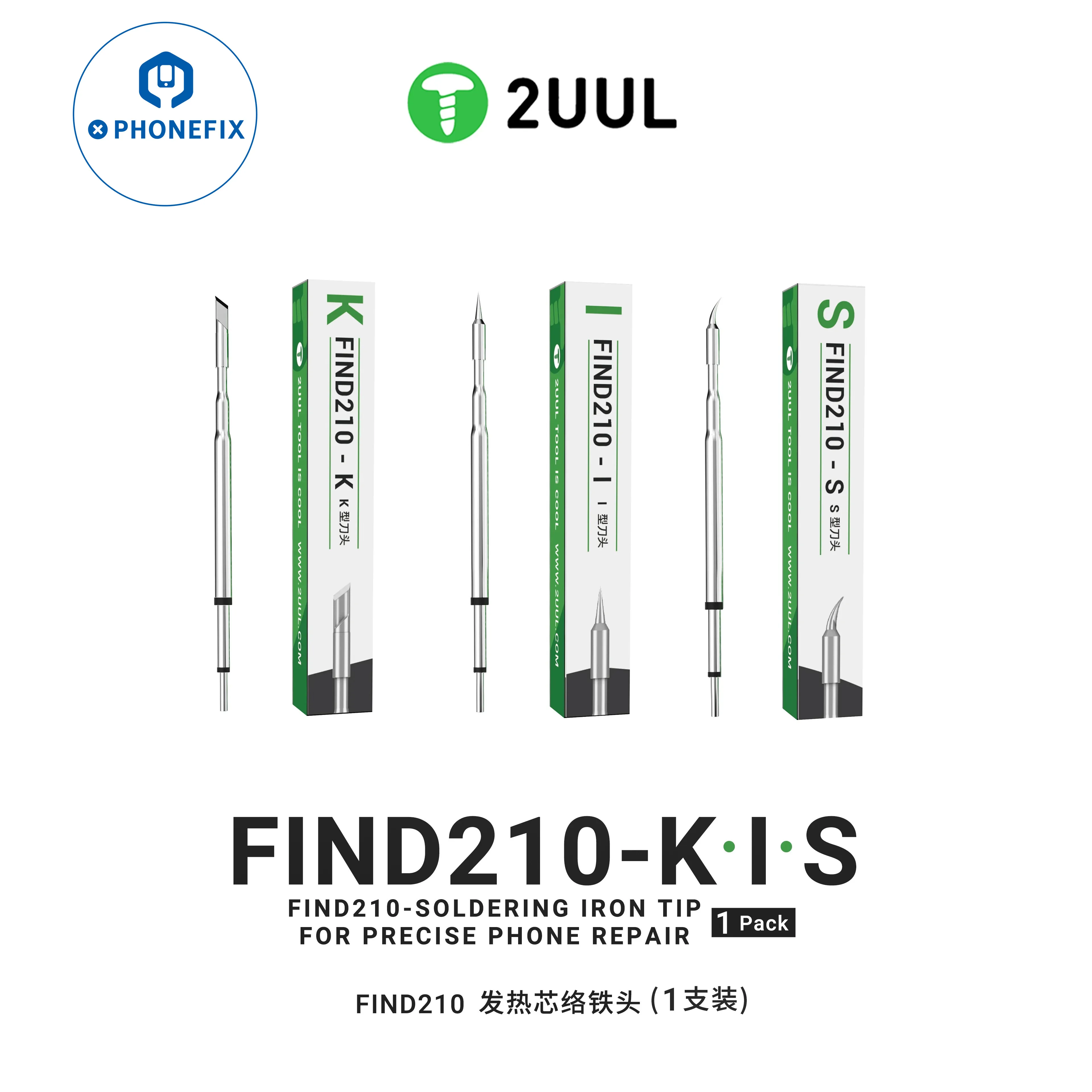 2UUL C210 Big K العالمي سبيكة لحام متكاملة تلميح لمحطة لحام JBC CD-2SD/2SHE Sugon GVM OSS Aifen T210 T26 A9