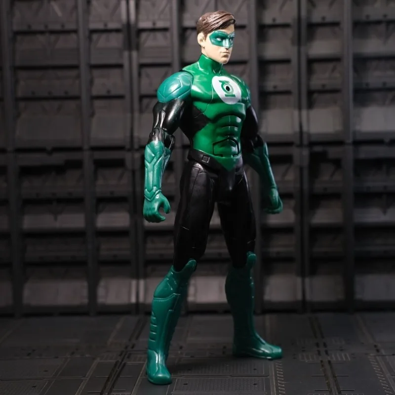 DC Justice League Anime Peripheral Green Lantern Figure Model Cartoon Creative Trends Cool Desktop Collection Ornament Gift