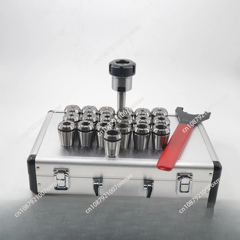 

MT3-ER32 + 18pcs Milling Shank Collet Set Aluminum Plastic Box Packaging ER32