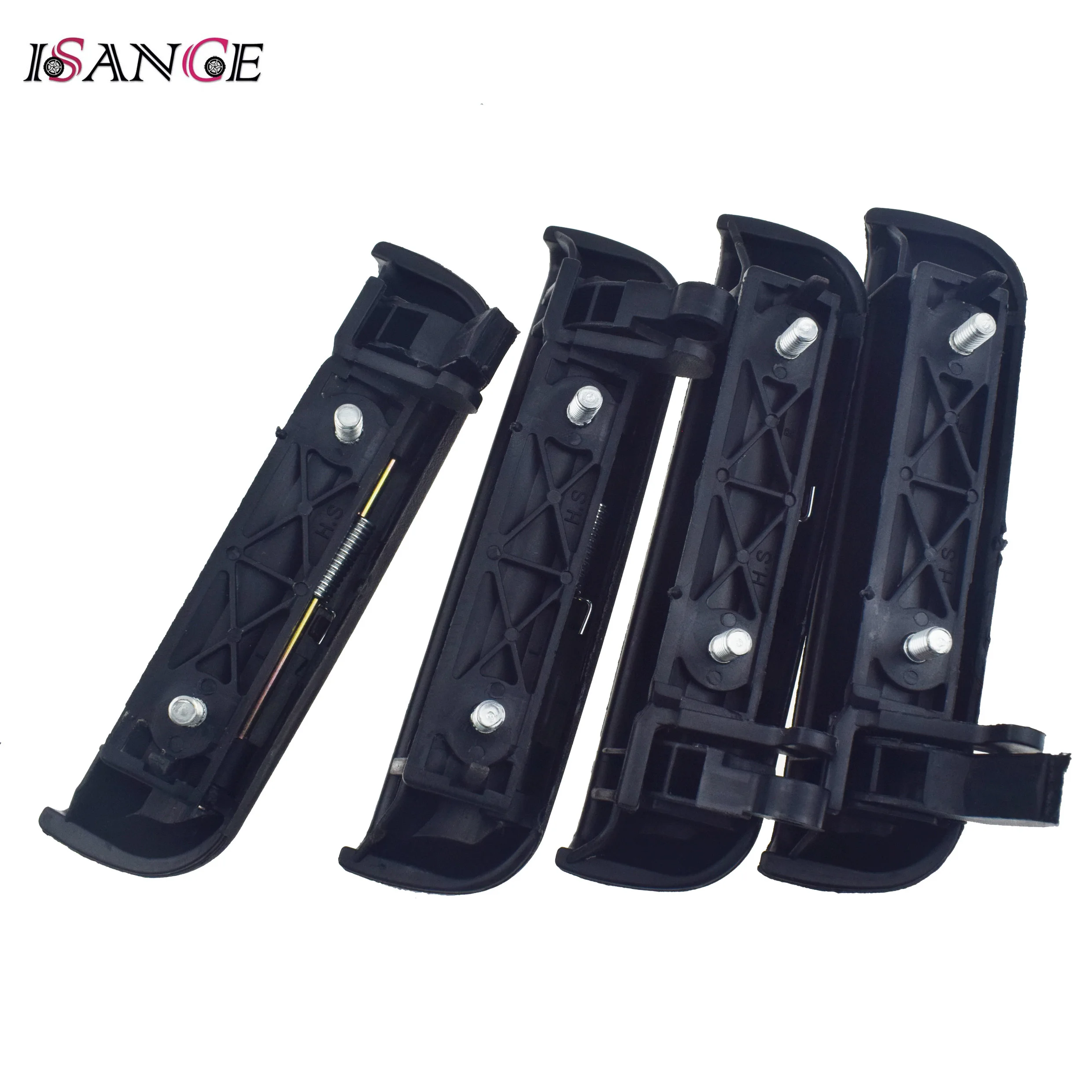 ISANCE Outside Exterior Door Handle Front Rear Left Right Black For Toyota Tercel 1995 1996 1997 1998 692200A010 692300A010