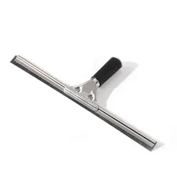 Home 25cm 35cm Stainless Steel Non Slip Window Squeegee Wet Room Glass Wiper With Blade Household Cleaning Accessories