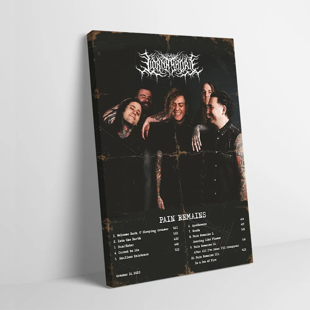 Lorna Shore Pain Remains Album Cover Printing Poster Custom Pictures Wall Art Canvas Painting Gift for Room Decoration Wand Deko