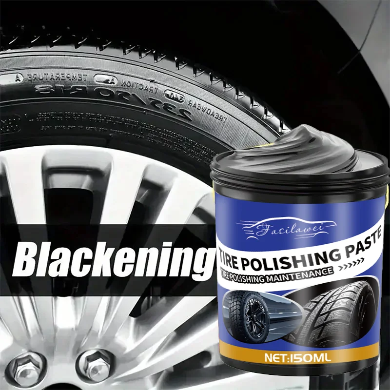 Good Car Tire Shine Wax - Long-Lasting Gloss Enhancer for Plastic Parts, Anti-Aging Protection, Fit for All Vehicles Application view 6
