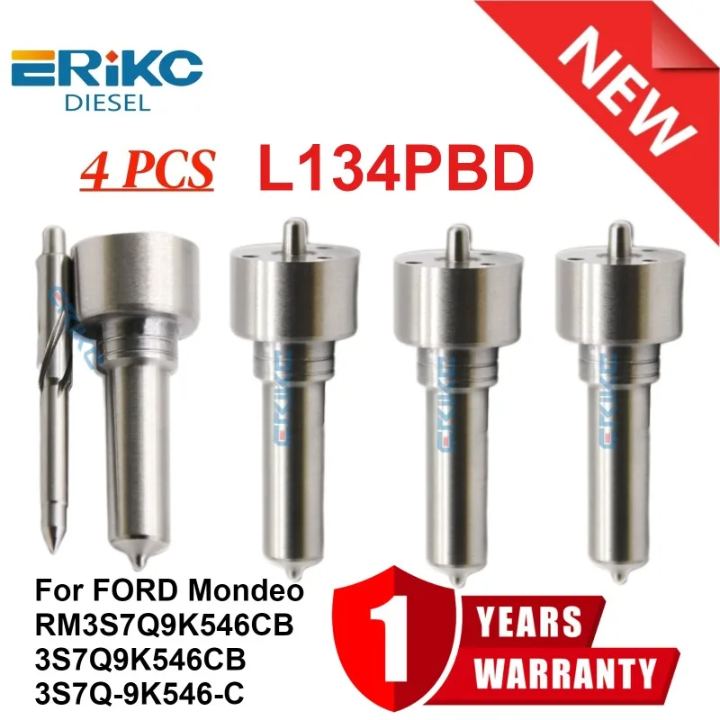 

4PCS Common Rail Injector Nozzle L134PBD L134 PBD for EJBR00502Z for FORD Mondeo Injector RM3S7Q9K546CB 3S7Q9K546CB 3S7Q-9K546-C
