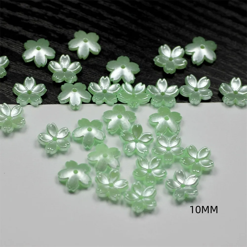 50Pcs 15MM Fünf Blütenblatt Blume Form Acryl Perlen Lose Spacer Perlen Für Schmuck Machen Diy Armbänder Handgemachte Accessoires