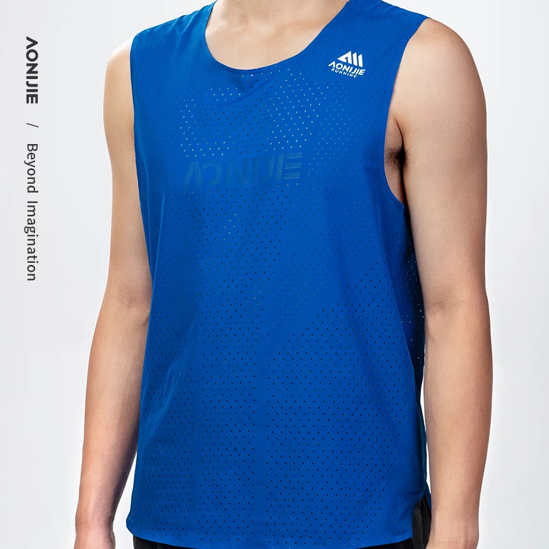 AONIJIE FM5189 Men Summer Male Quick Drying Sports Vest Cross-country Underwaist Running Sleeveless For Marathon