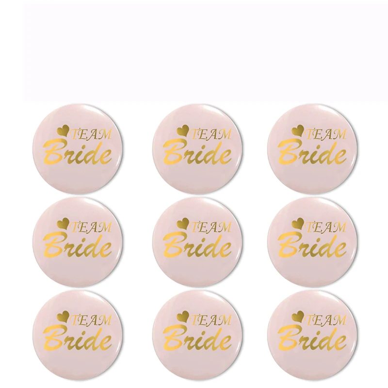 12Pcs Bride To Be Badge addio al nubilato decorazioni per feste di addio al nubilato addio al nubilato Mr Mrs bomboniere accessori per la sposa