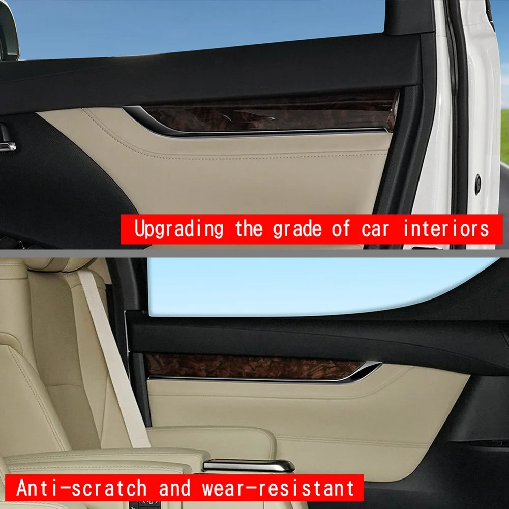 

Car Door Interior Trim Strip for Toyota ALPHARD VELLFIRE 30 Series 2015-2022 Car Interior Accessories Bright Black