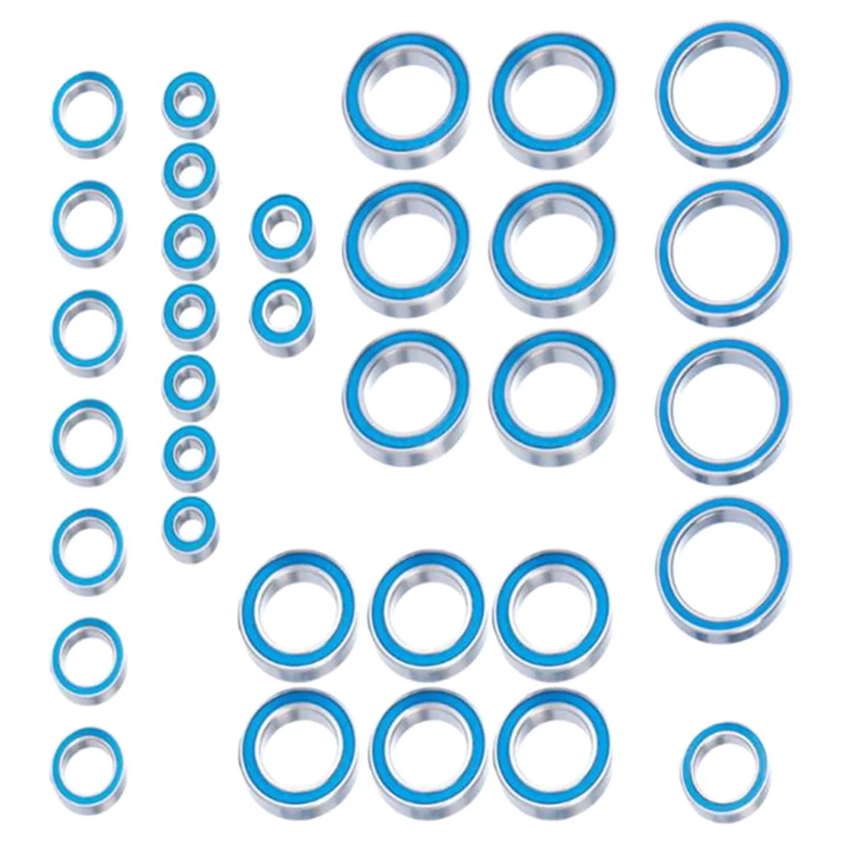 AM-33PCS Rubber Sealed Ball Bearing Kit for 1/5 X- RC Car Upgrades Parts Accessories