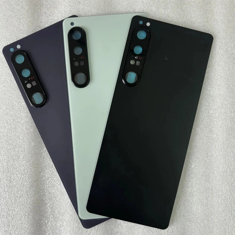 

Задняя крышка аккумулятора для Sony Xperia 1 IV XQ-CT72 XQ-CT54, задний чехол для телефона с запасными частями для объектива камеры