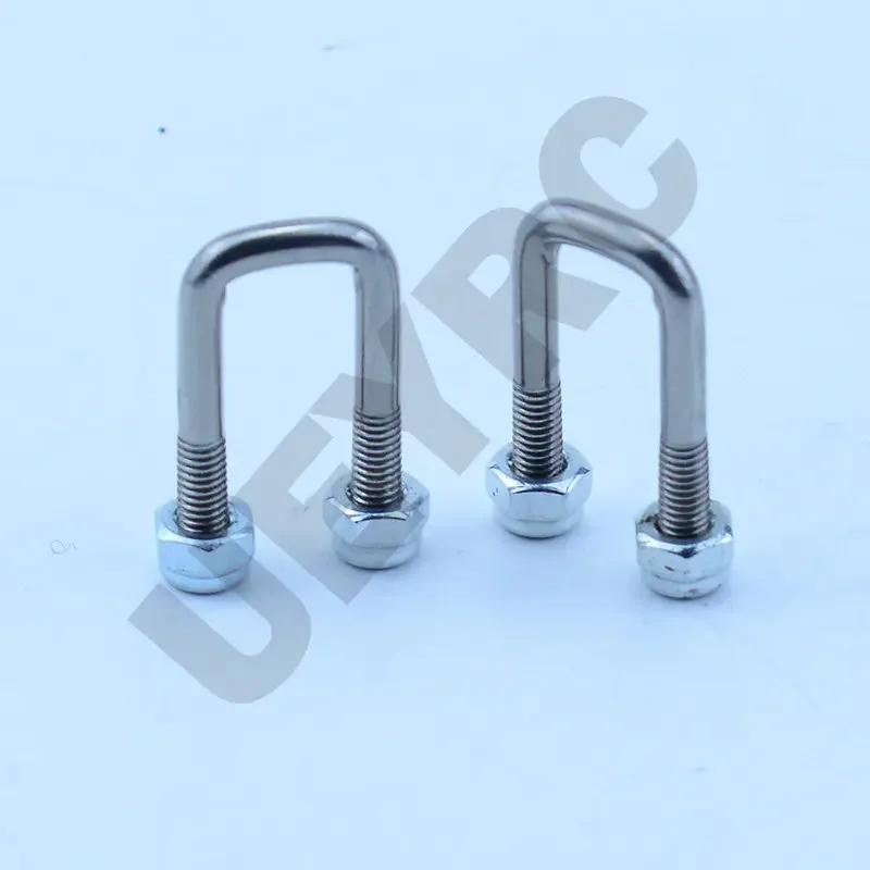 2pcs Unpowered Axle Metal U-shaped Screw Suspension Bracket for 1/14 Tamiya RC Truck SCANIA 770S VOLVO FH16XL BENZ LESU Car