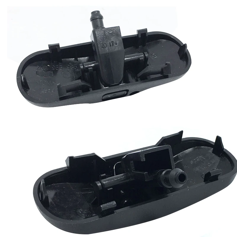 2 PCS Windshield Washer Accessories for Vehicle Front Cover Wiper Spray Nozzle for P/assat C/C S/agitar M/agotan G/olf
