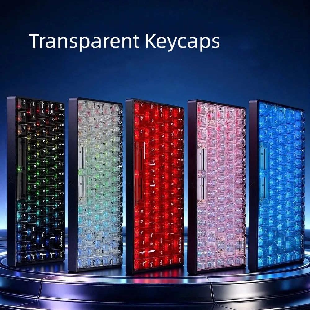 Full Transparent Transparent Keycaps Ice Transparent Color Keycaps Cherry Profile Keycaps ABS Crystal Clear