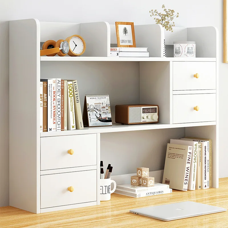 Desktop bookshelf storage simple  shelf student economical home desk simple bookcase