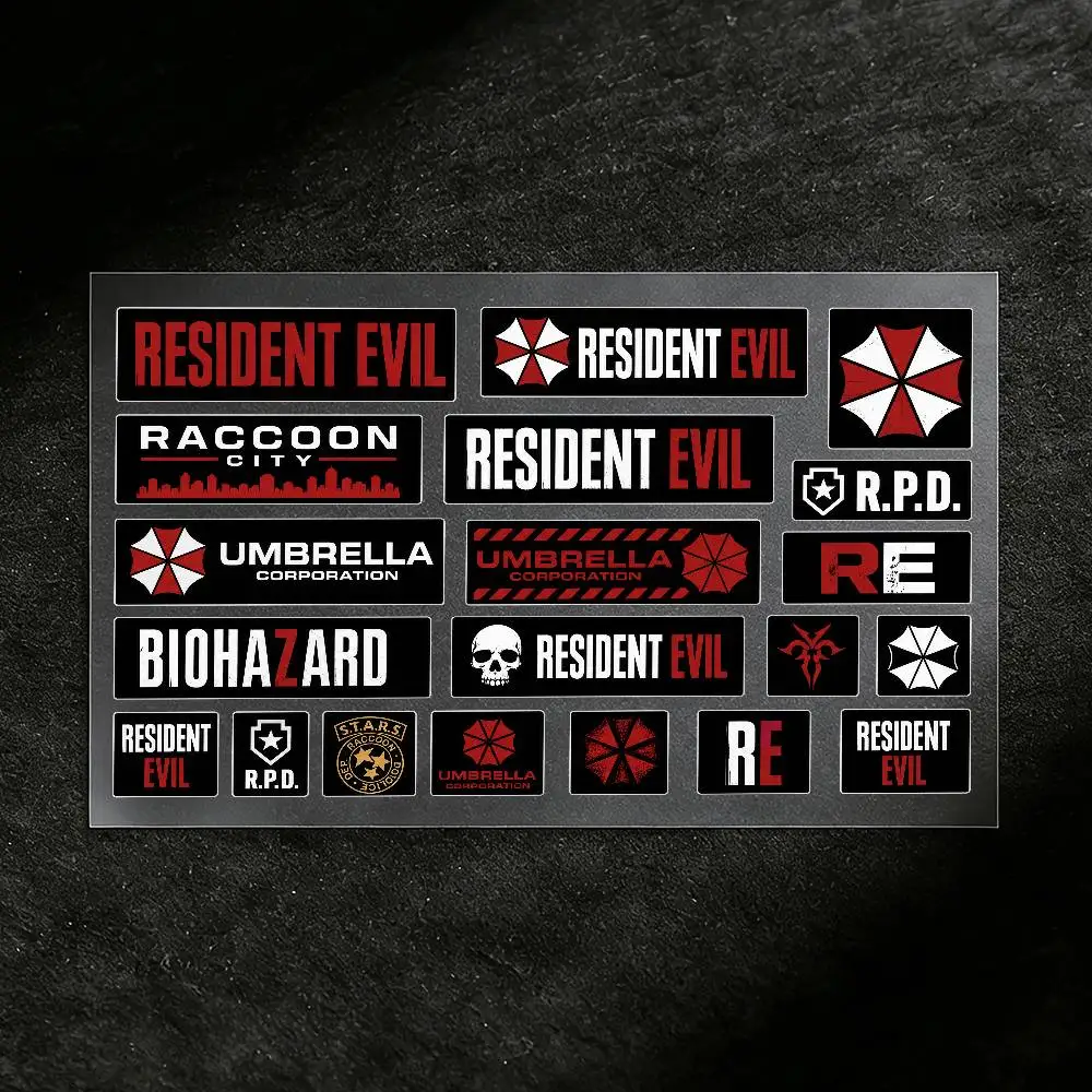 Umbrella Corporation Stickers Auto Body Bumper Windows Motorcycle Laptop Walls Vinyl Decal Car Tuning Accessories - view 6