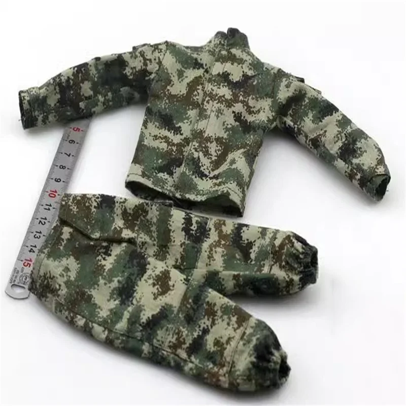 

1/6 Scale Soldier Clothing Accessories Camouflage Combat Suit Top Pants High Quality Model For 12'' Action Figure Body In Stock