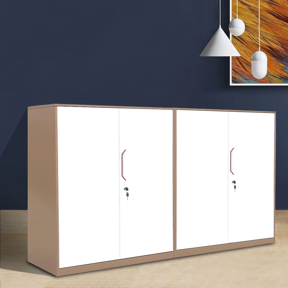 Wholesale thickened metal short cabinet put office documents data file tin cabinet storage drawer with lock file cabinets