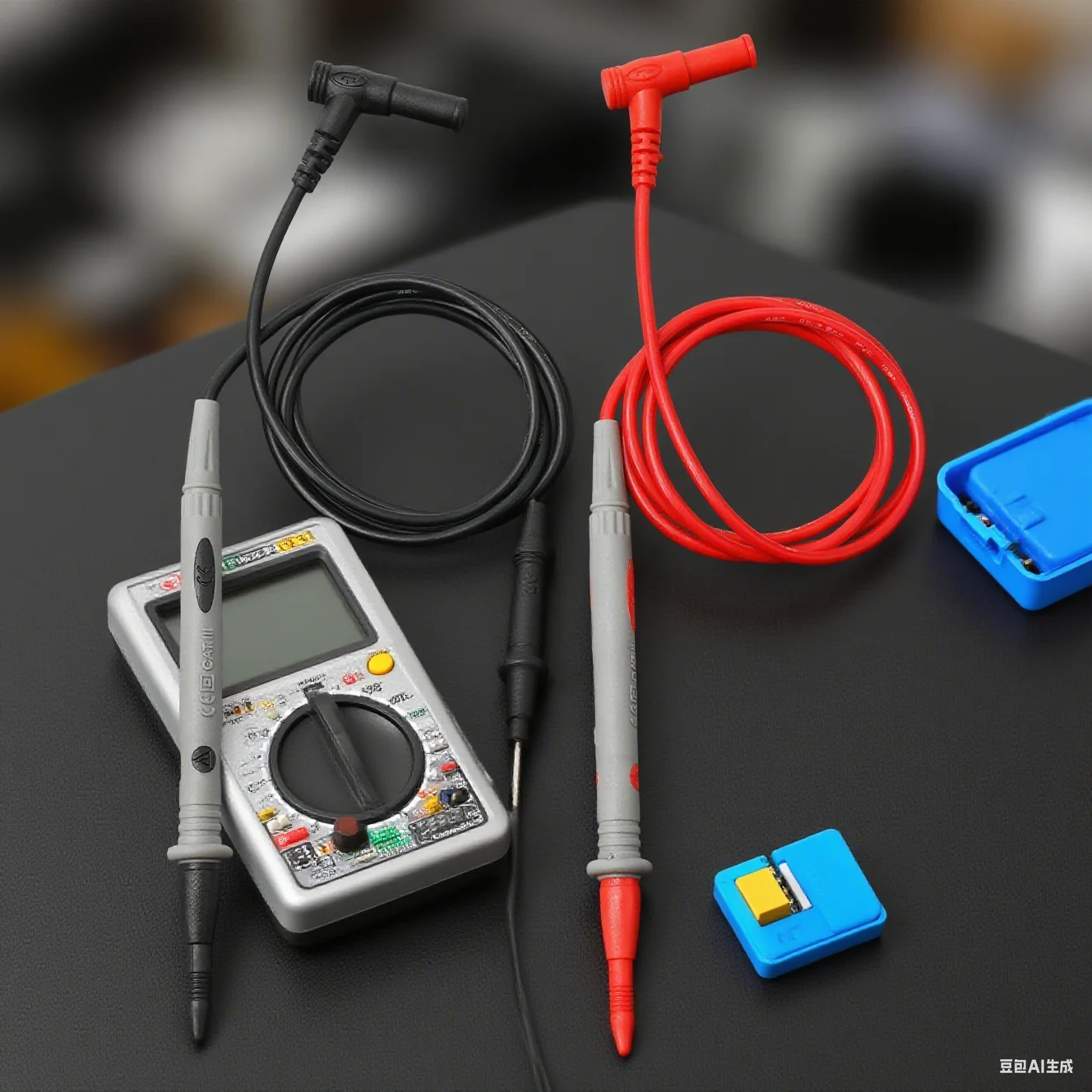 

Test Leads Silicone Insulated Multimeter 910mm Cable Electrical Equipment Gold Protective Covers Tester Ultra Fine