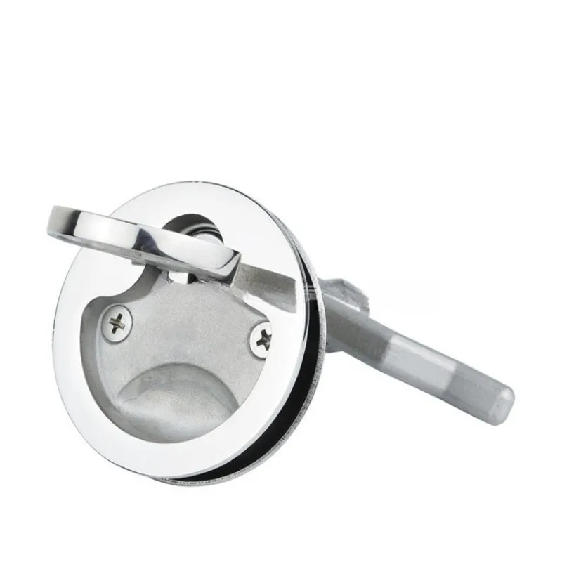 Red Dot Floor Lock 316 Stainless Steel Marine Deck Lock Cast Floor Buckle Boat Yacht Hatch Cover Lock Hardware Accessories