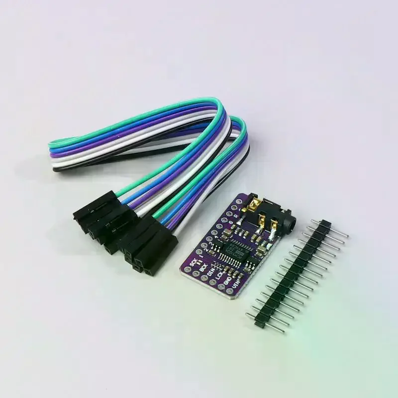 Zdjęcie 6: Moduł odtwarzacza GY-PCM5102 I2S, interfejs I2S, dekoder DAC PCM5102A dla Raspberry Pi, płytka formatu PHAT, cyfrowa płytka audio PCM5102