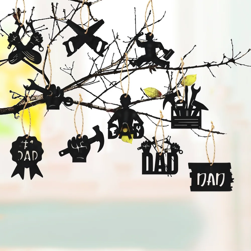 Fathers Day Hanging Tag Decoration Festival Party Supplies Home Ornaments Decor Gift Pendant Accessory Tag