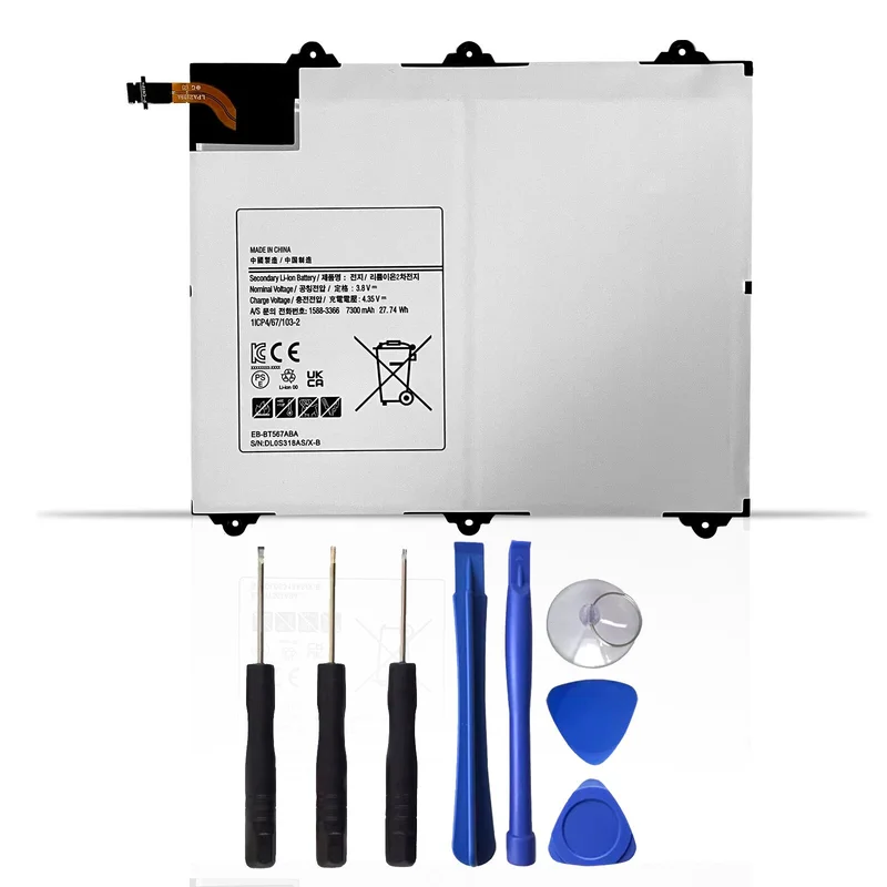 Brand New 7300mAh EB-BT567ABA Battery Applicable to Samsung Galaxy Tab E 9.6 SM-T561M SM-T561N
