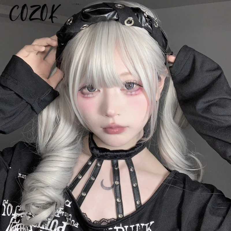 Japanese Original  Mine Headband Sub-Culture Women's Black Headdress Dark Goth Sweet Cool Hot Girls Twine Grip Leather Hairband