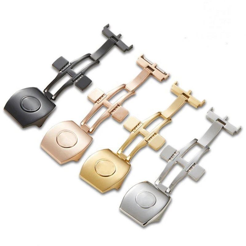 For FM Franck Muller V45 watch buckle Famulan belt butterfly buckle original tape folding buckle 18mm 20mm