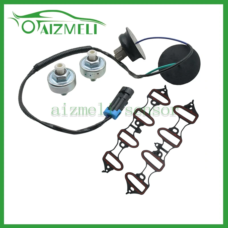 

10456603 12601822 89060413 жгут проводов датчика детонации с прокладкой впускного коллектора для GMC Yukon Envoy XL 1500 2500 Cadillac Hummer