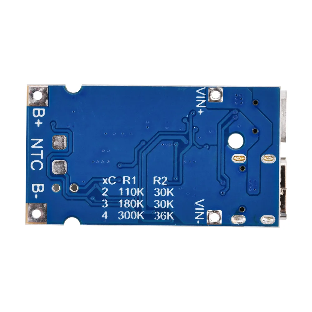 Type-C Micro USB 2S 3S 4S BMS 4.5V-15V 18W 3A Lithium Battery Charging Module Support QC Fast Charge With Temperature Protection