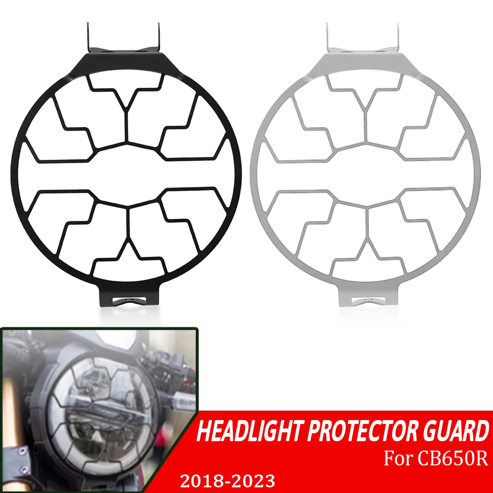 

Motorcycle Accessories Headlight Grill Guard Cover Protection For Honda CB 650R CB650 R CB 650 R CB650R 2018 2019 2020 2021 2023