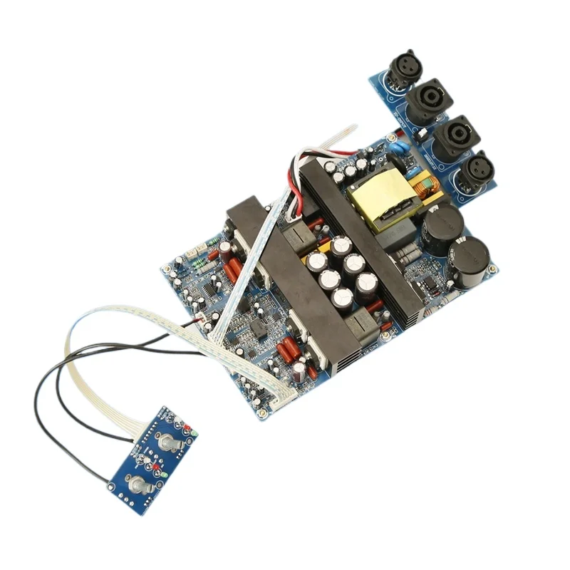 

IRS2092 Stereo Digital Amplifier Board 500W+500W Dual Channel Audio Amplifier with Volume Adjustment