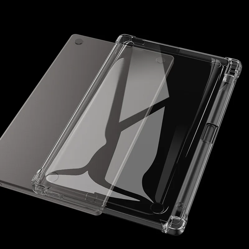 لورق رائع Pro Move 7.3 بوصة 2025 حافظة إصدار وسادة هوائية لينة سيليكون غطاء لوحي من البولي يوريثان Funda مع حامل قلم رصاص قذيفة