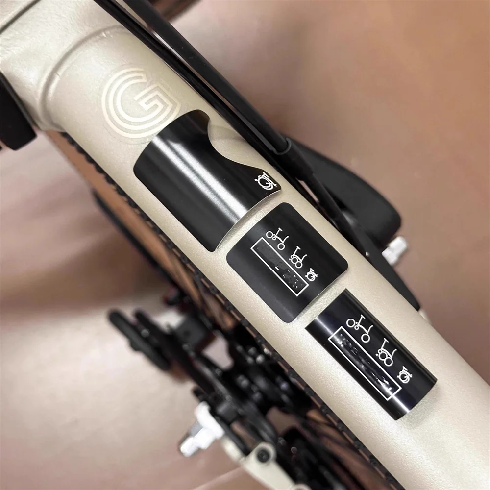 Folding bicycle Tline bottom bracket frame protection for brompton Tline aluminum alloy sticker