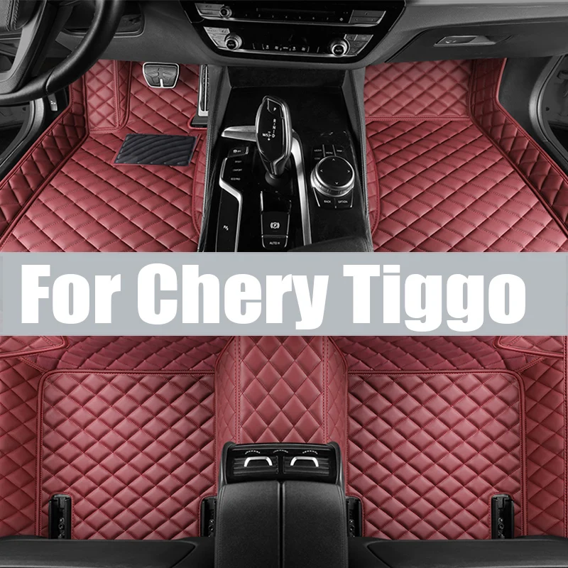 

Car Floor Mat for Chery Tiggo 3x Plus 2 Pro DR3 2020~2023 Part Foot TPE Liner Interior Carpet Pad Custom Cover Rug trunk mat