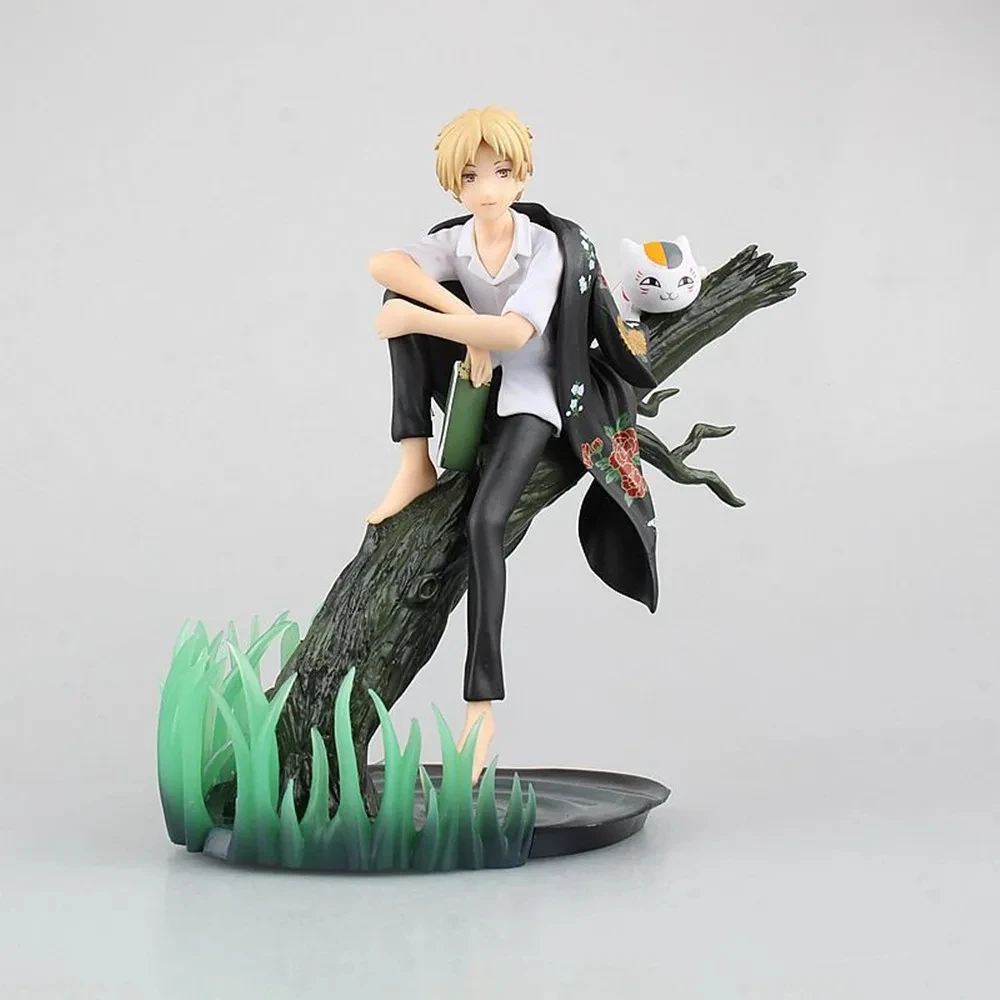 17cm Natsume Yuujinchou With Nyanko Sensei Action Figures PVC Brinquedos Collection Figures Toys For Christmas Gift