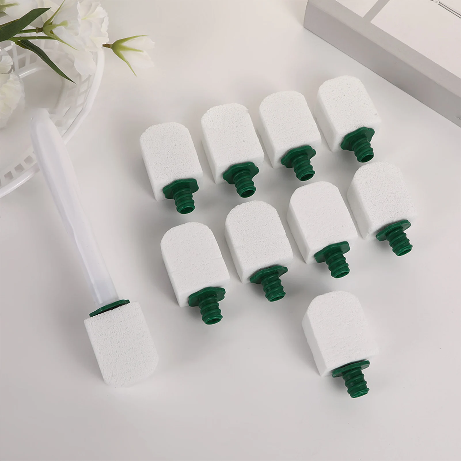 Hard Water Remover Pumice Toilet Brush Effective for Bathroom Sink Tile Calcium Lime Scale Cleaning Tool Durable Kit