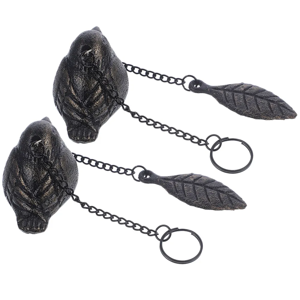 

2 шт. винтажных ветряных колокольчиков для сада, уличные подвесные колокольчики для патио, деревенские металлические ветряные колокольчики для декора сада