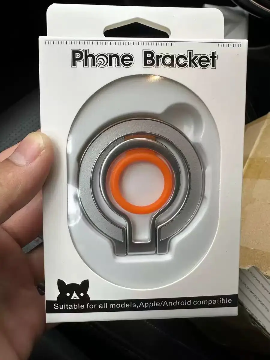 Magnetic Phone Stand, with Ring Buckle, Lazy Stand, Multi-Functional Phone Holder