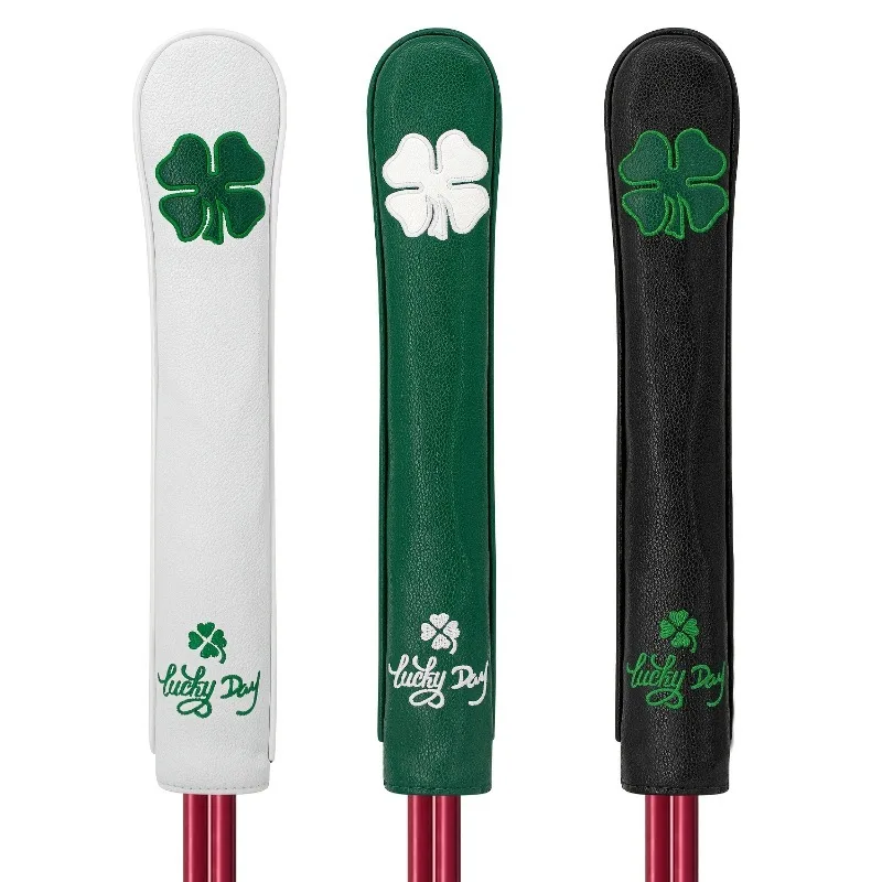 Lucky Clover Golf Calibration Rod - ฝาครอบป้องกันก้านสอบเทียบคอมโพสิต ดีไซน์ใบโคลเวอร์สี่แฉก อุปกรณ์กอล์ฟ