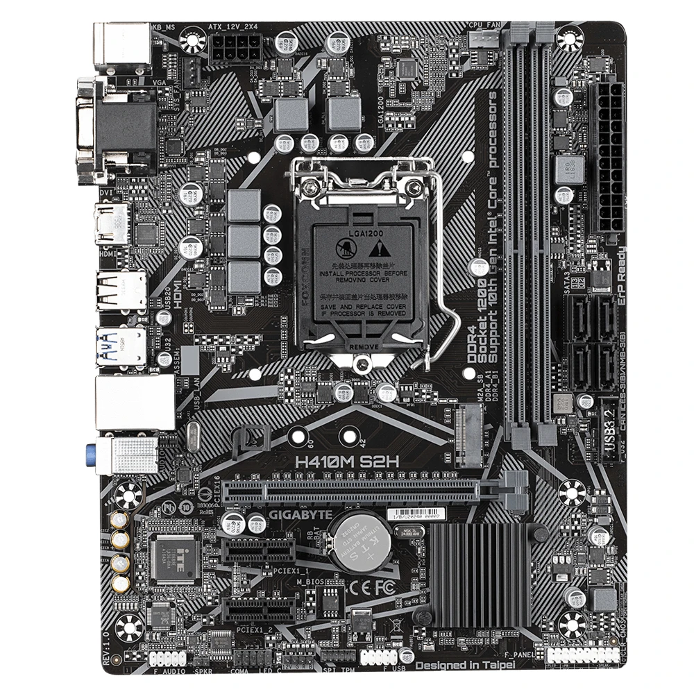 for-gigabyte-h410m-s2h-motherboard-intel-h470-lga1200-ddr4-32gb-support-i5-10600-10100-10900-10400-10105