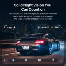 A400 Quad HD Car DVR 24H Night Vision #4