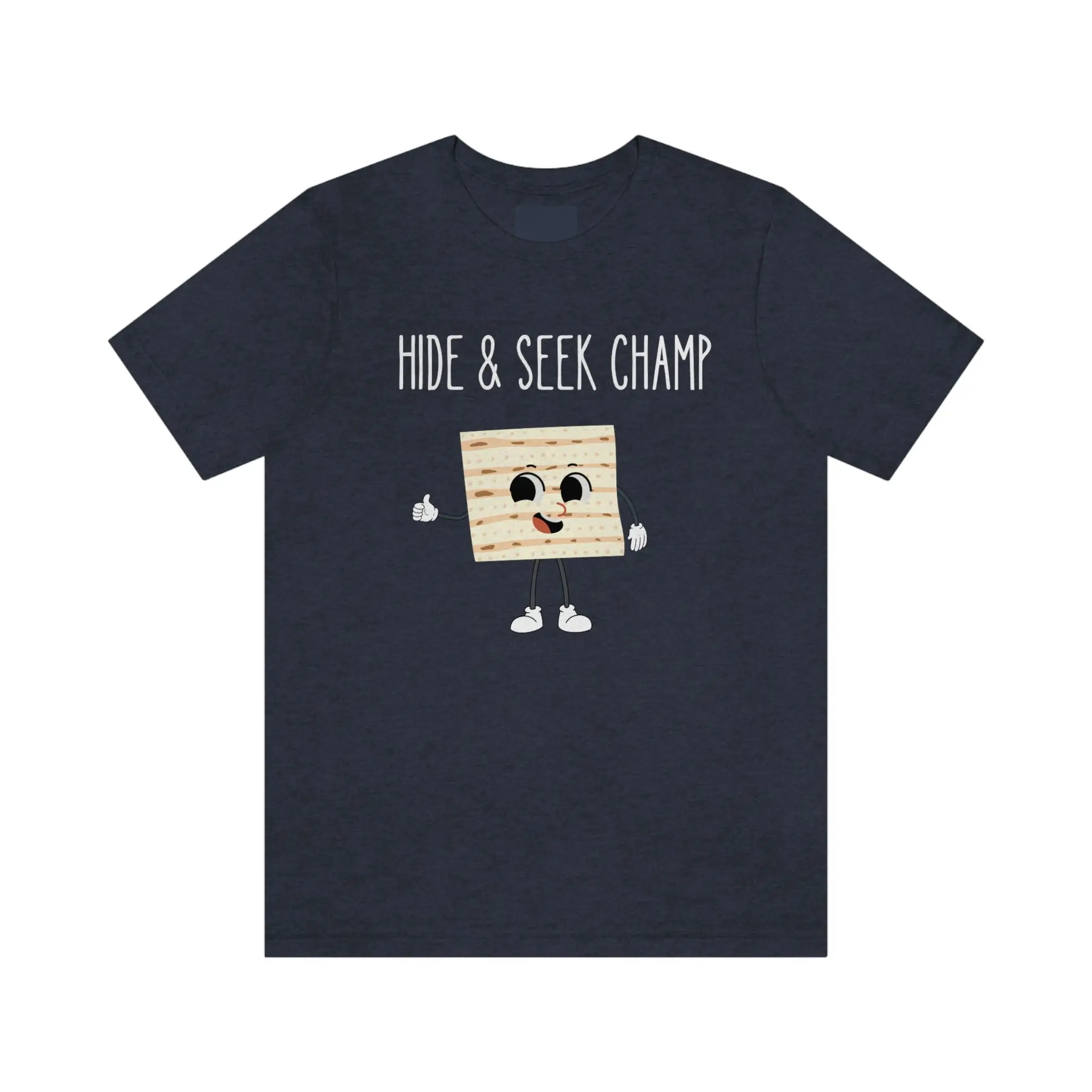 Passover T Shirt Afikoman Hide Seek Champ Funny Jewish Jersey for Holidays